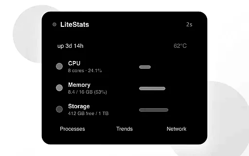LiteStats preview
